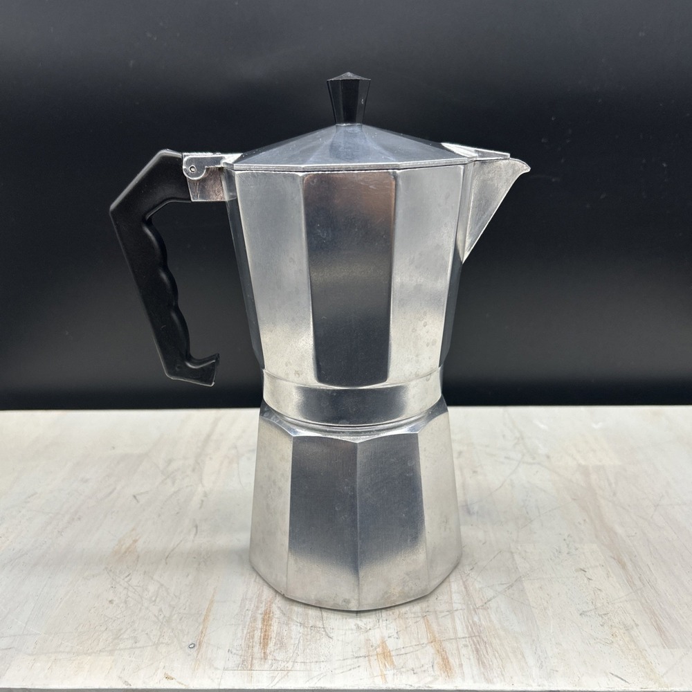 PRIMULA Aluminum 3-Cup Stovetop ESPRESSO MAKER For Italian & Cuban Coffee Silver
